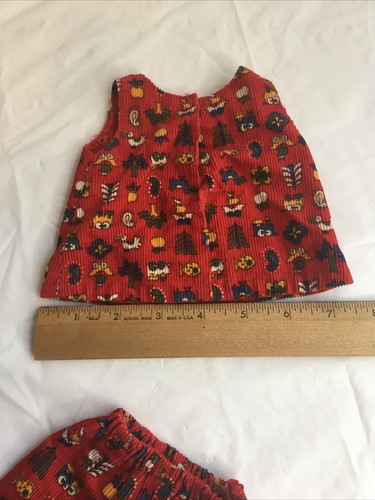 Conjunto de muñeca vintage, ver medidas para talla Red Toy tema Cordy Roy - Imagen 8 de 9