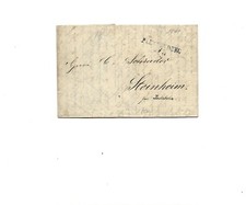 Prussia/Plettenberg 5/11, L2 with date street on magnificent letter 1841 to Steinhei