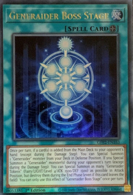 Yu-Gi-Oh! Generaider Boss Stage - GFP2-EN163 - 1. Edition - Ultra Rare - english