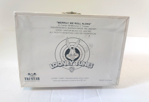 Vintage 1997 Looney Tunes Forever Friends Bugs & Lola Bunny Musical Trinket Box - Picture 7 of 10