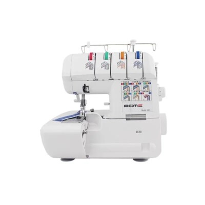 Benchtop 4-thread Overlock Sewing Machine for Home Use Adjustable Stitch Length