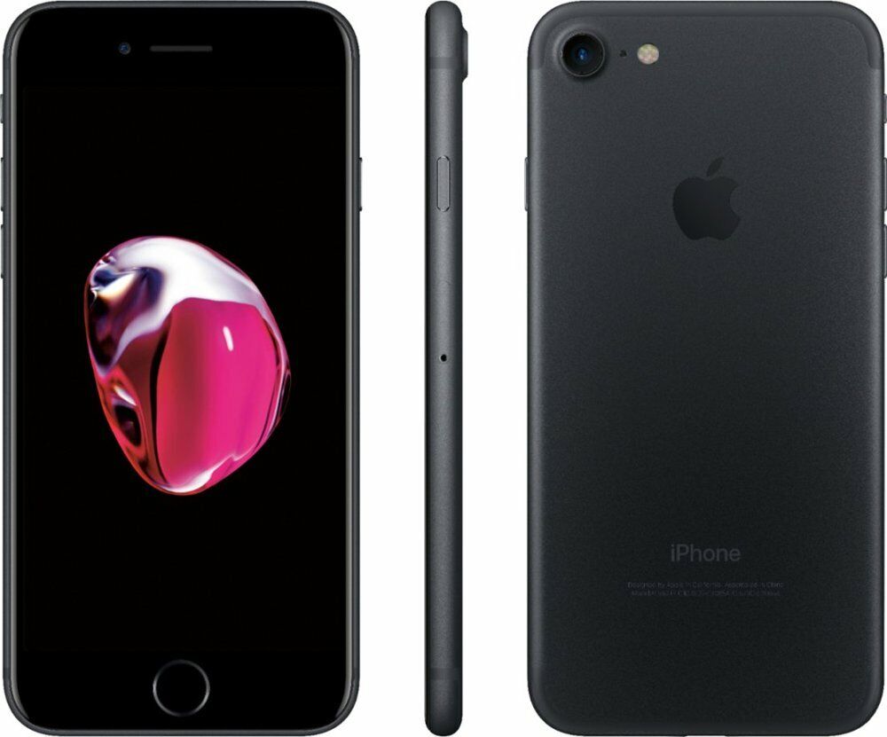 Apple iPhone 7 32GB Matte Black GSM Unlocked Rare iOS 12 (12.4 ...