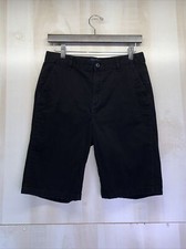 The Children  s Place Boys SZ 16 Adjustable Waist Black Shorts School Wear-4171