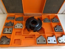 Vintage Tool OMAS ART.394 shaper head and cutters , missing wedges