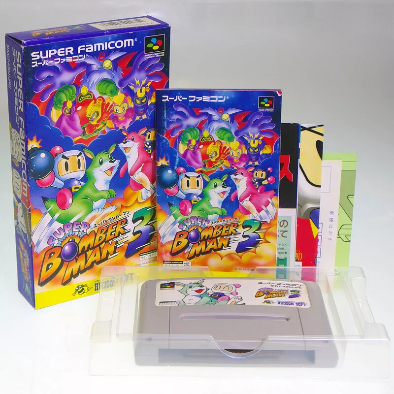 Super Bomberman 3 SFC (B) – Retro Games Japan