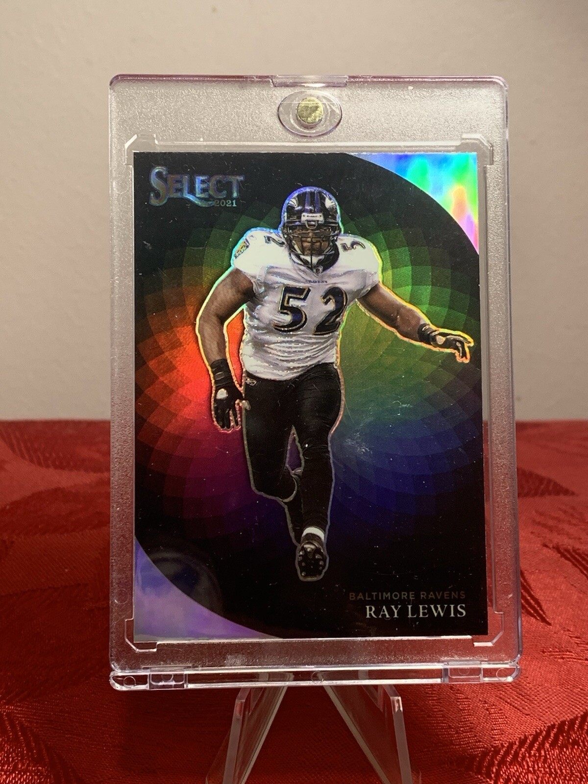 2021 Panini Select Ray Lewis Color Wheel SSP Case Hit #CW-14 HOF Ravens