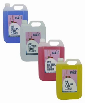 TRADE CHEMICALS Floor Cleaner Anti Bac 4 x 5L PREFILLED Superior Cleaning TRADE Chem