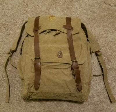 Unlock The Vault JAVA MONSTER Backpack with Leather Straps NEW MONSTER JAVA
