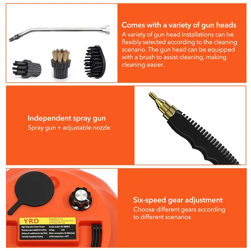 Steam Cleaner Brush 3800W High Temperature Clean Pressure Steam Mechine AU Plug - Picture 9 of 12