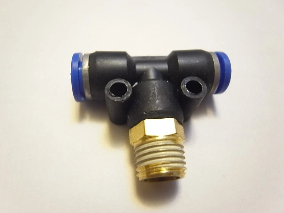 M UND S Pneumatik Kupplung Verbinder 1/4 auf 8 mm Schlauch T stück ETPB8- 1/4