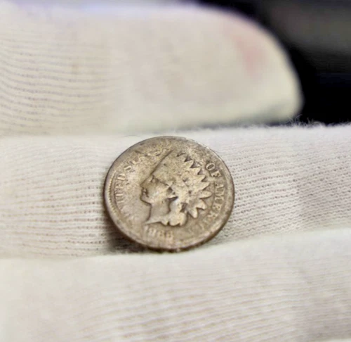1866 US Indian Cent 1c AG/G Better Date