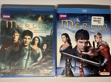 Lot x 2  Merlin: Complete Fourth & Fifth Season (Blu-ray) Colin Morgan - New