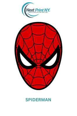 Spiderman face StickerVinyl Decal Die-Cut  size 4inx4in Car, Laptop, Window