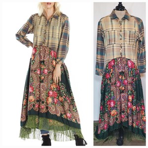 Robe Mouchoir Bohème Aratta Silent Journey - Taille M - Multicolore - Neuf Avec étiquettes