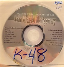 JOHN MICHAEL MONTGOMERY COUNTRY KARAOKE CLASSICS KARAOKE CDG LOT FL GA