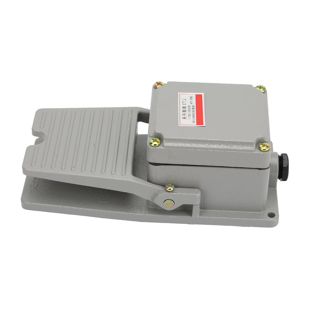 Foot Switch Nonslip Rugged Momentary Pedal For Use Aluminum
