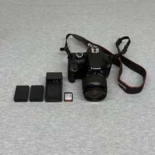 Canon EOS 4000D Digital Camera EF-S 18-55mm Lens W/ Battery  Charger Bundle