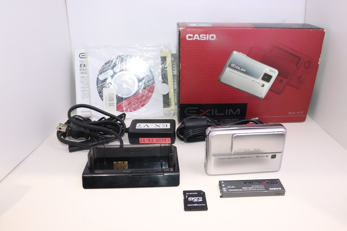 Casio EX-V7 7.2MP Digital Camera - Silver for sale online | eBay