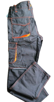 PLANAM Bundhose Basalt Neon orange  robuste Arbeitshose Gr. 58 Restposten! NEU