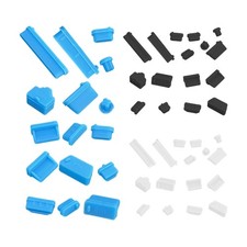 16pcs Silicone Anti Dust Plug Computer Port Dust Plug PC Laptop Cover Stopper