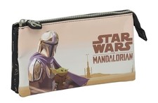 Safta The Mandalorian This is The Way   Triple Pencil Case, Children's Pencil Ca