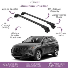 ERKUL Roof Rack Cross Bars For Hyundai Tucson 2022-2025 For Flush Rails OPEN-BOX