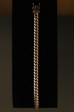 10k Cuban Solid Yellow Gold Bracelet 7 5mm 14...