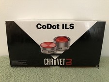 Chauvet DJ CoDot ILS 4-pack of Coin-Sized LED Illuminators Lights w/ Carry Case