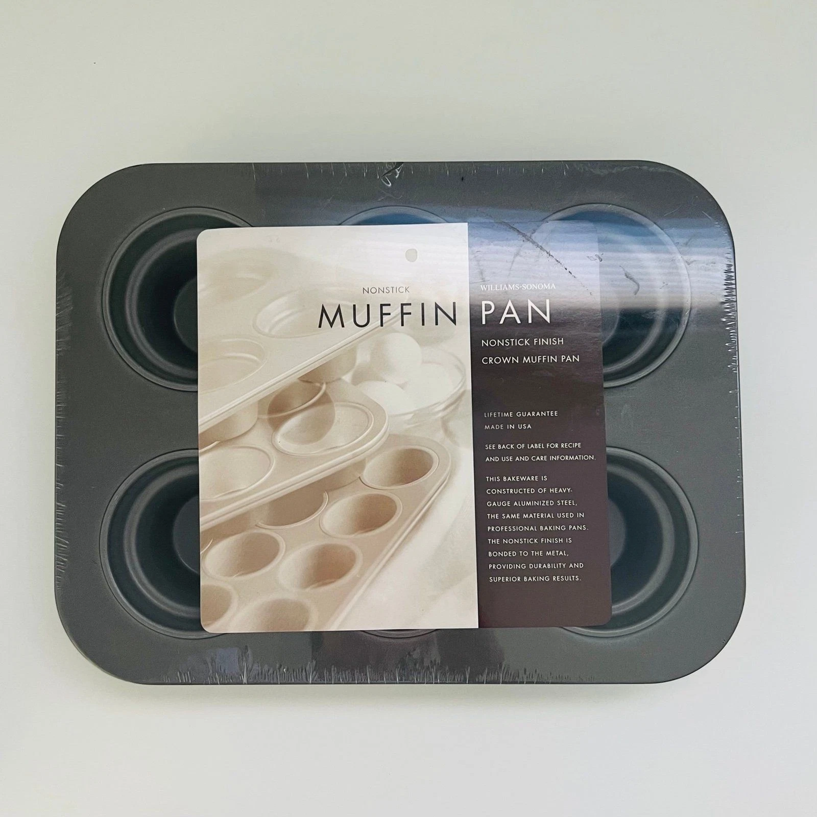 WILLIAMS SONOMA Nonstick Finish Crown Muffin Pan