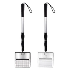 Chicken Coop Poop Scooper & Chicken Coop Rake Retractable Chicken Coop Scoop