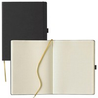 Lediberg Notizbuch Tucson Ca. DIN A4 Kariert, Schwarz Hardcover 240 Seiten,...