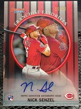 Nick Senzel 2019 Bowmans Best Franchise Favorites Auto /60