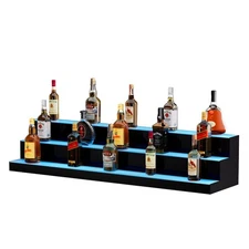 3-Step 48in LED Bar Shelf with RF & App Control, Adjustable Lighting