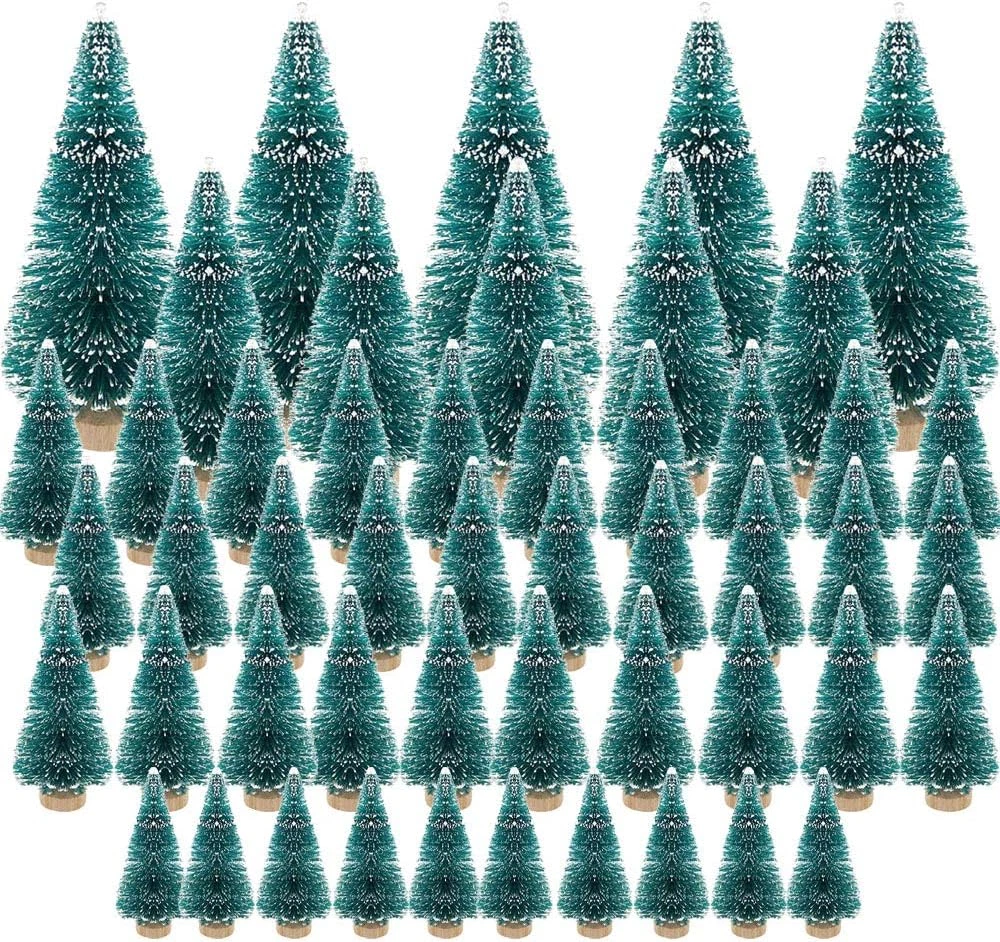 Set 3 Ornamenti Natalizi Miniaturati Rosso E Argento – Albero Di Natale In Scala 1:12