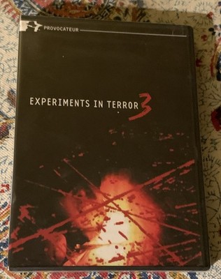 DVD Experiments In Terror 3 Sealed NEW Horror Shorts (Provocateur)