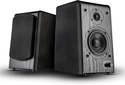 Microlab Pro1BT Bluetooth Bookshelf Speakers With Metal Stands 4'' Woofer Studios