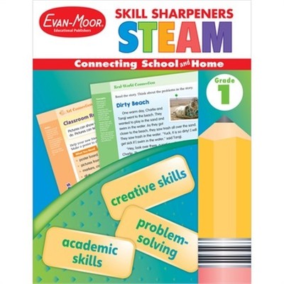 Skill Sharpeners: Steam, Grade 1 (Paperback or Softback)