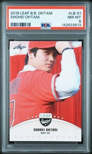 2018 LEAF BASEBALL OHTANI #LB-01 SHOHEI OHTANI  PSA 8
