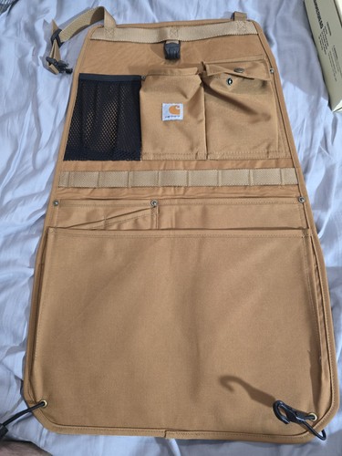Carhartt Brown Seatback Organizer with Multiple Pockets