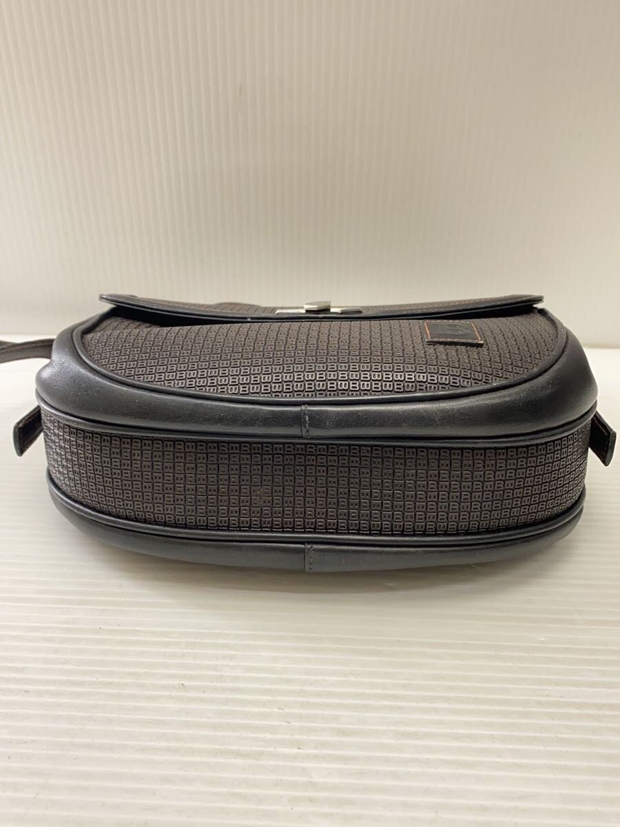 BALLY Shoulder Bag Leather BRW All-over Pattern — image 4