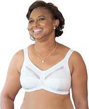 American Breast Care Mastectomy Bra Regalia Size 46B White