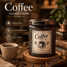 8 oz Soy Wax Scented Candle, Long-Lasting Fragrance Candle for Home, Bedroom