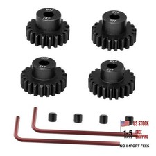 OGRC 1M 5mm Motor Shaft 19T 20T 21T 22T Pinion Gears Fits 1/8 1/10 RC Car