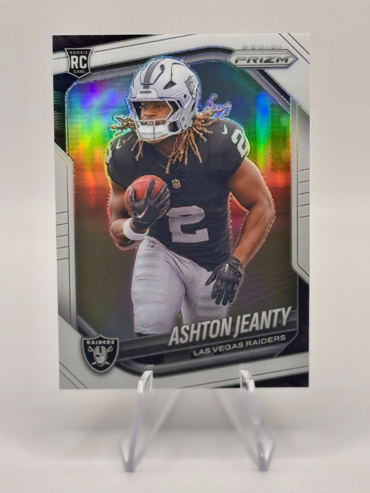 2025 Panini Prizm Ashton Jeanty Rookie White Prizm /35 RC #315