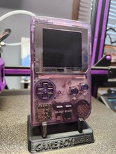 Nintendo Game Boy Pocket Atomic Purple MGB-001 Handheld Console Modified