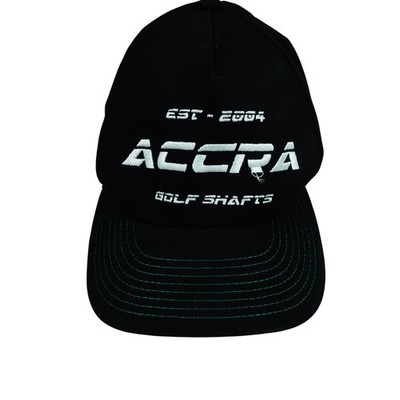 ACCRA FX Golf Shafts EST 2004 Black Adjustable Golf Hat Cap