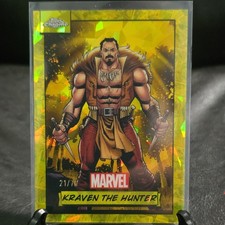 2024 Topps Chrome Marvel Kraven the Hunter 21/75 Parallel