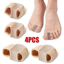 4pcs Silicone Toe Separators Orthopedic Bunion Corrector Gel Pads for Shoes