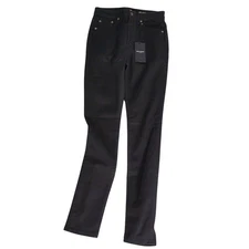 Saint Laurent Paris Denim Pants Jeans Black SKINNY Slim Bottoms 26 Used MOLO-0