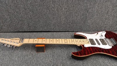 Schecter SD-2-24 BW Red Black Electric Guitar with Rare Shape